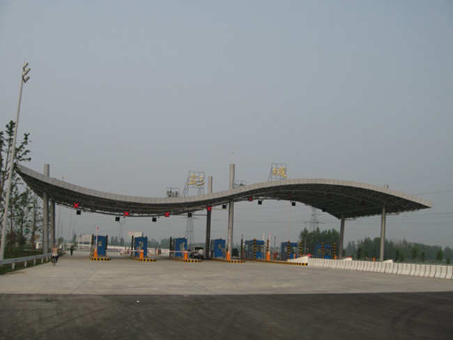 来宾收费站网架工程